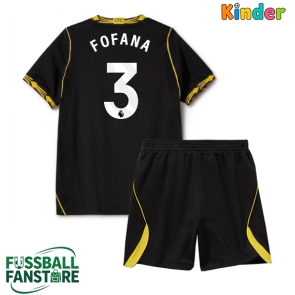 Chelsea Wesley Fofana #3 Replik Auswärtstrikot Kinder 2026-27 Kurzarm (+ Kurze Hosen)
